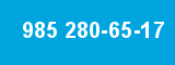 985 280-65-17